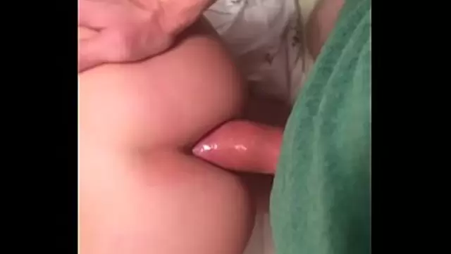 Anal sex with a cam girl close up